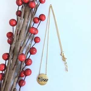 LOVE Gold Filled Cz Adjustable Necklace